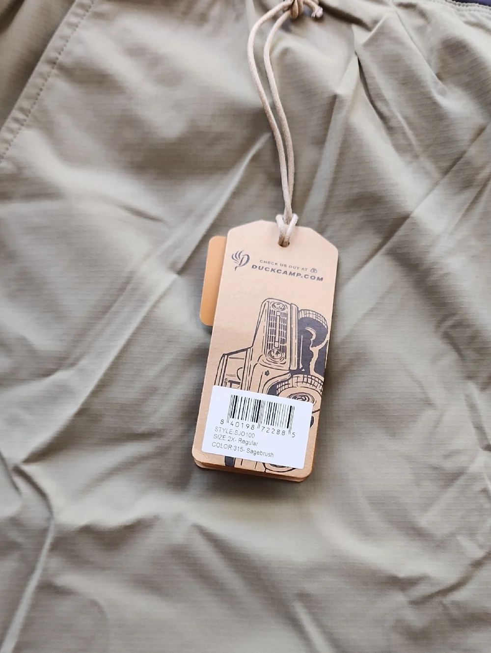 Duck Camp Airflow Jogger Brand New Olive Green Men's Pants